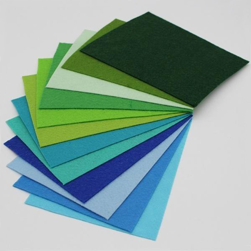 Sewing Thread In Textile - 40 lembar kain felt non-woven berwarna-warni,